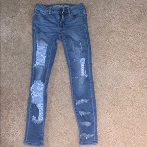 American Eagle ripped jeans